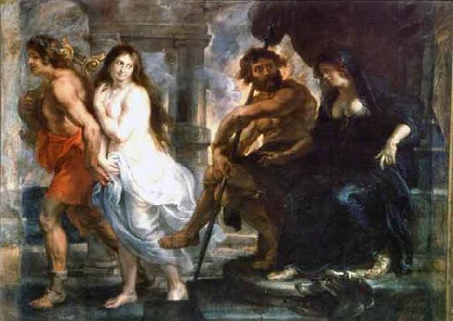 Peter Paul Rubens Orpheus and Eurydice oil painting image
